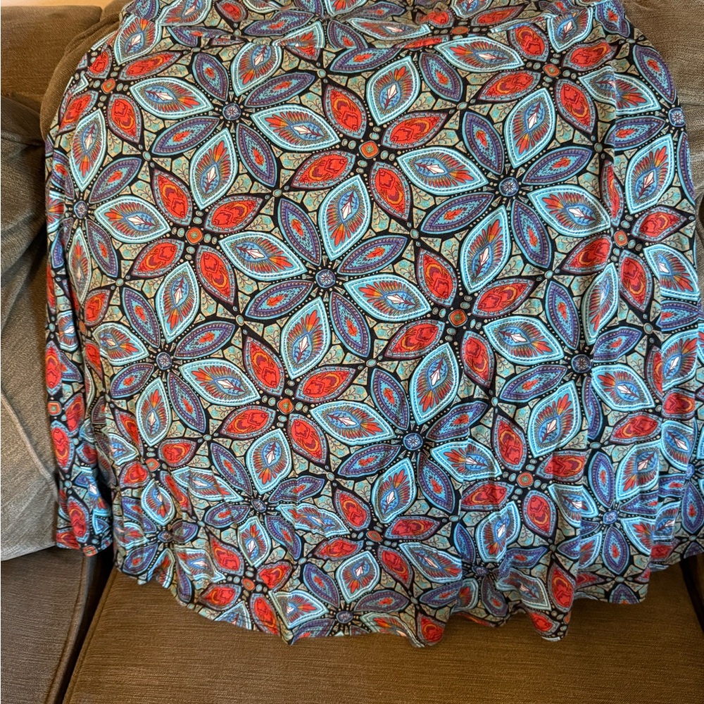 Scully Multicolor Patterned Skirt